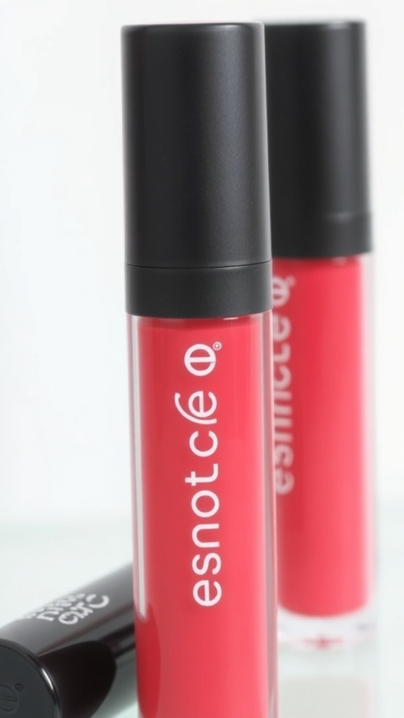Essence Stay 8h Matte Liquid Lipstick Review Essence Stay 8h Matte Liquid Lipstick in a sleek tube on a minimalist background.